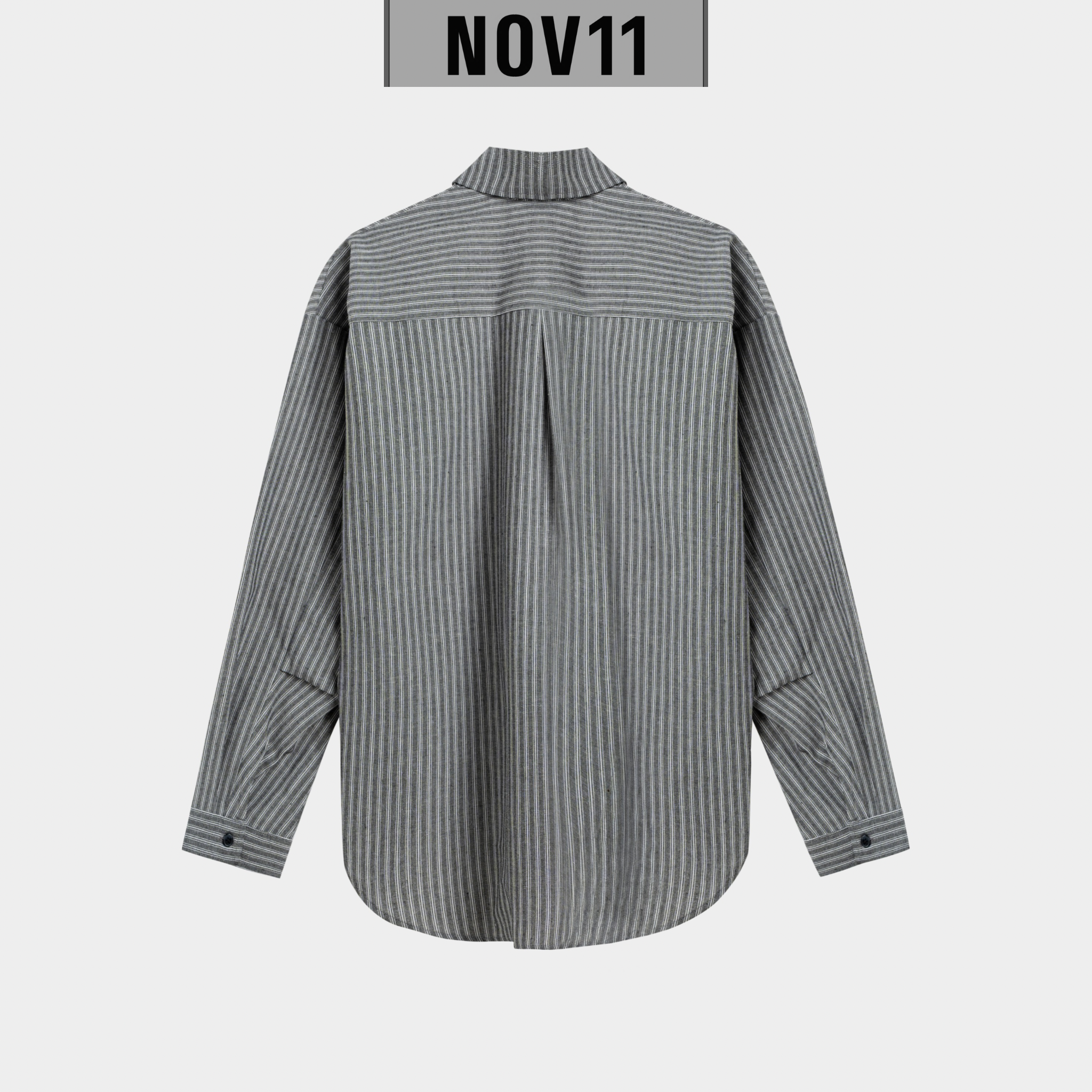 ÁO SƠ MI LINEN SỌC (Striped Linen Shirt)-02